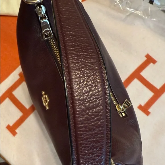 Coach Dark burgundy Leather Hobo Bag - Picture 9 of 16